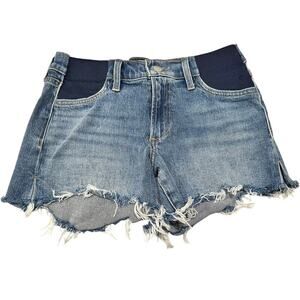 Joe’s Jeans – **MATERNITY** The Ozzie Mid Rise Cutoff Short (Denim Blue) – 27